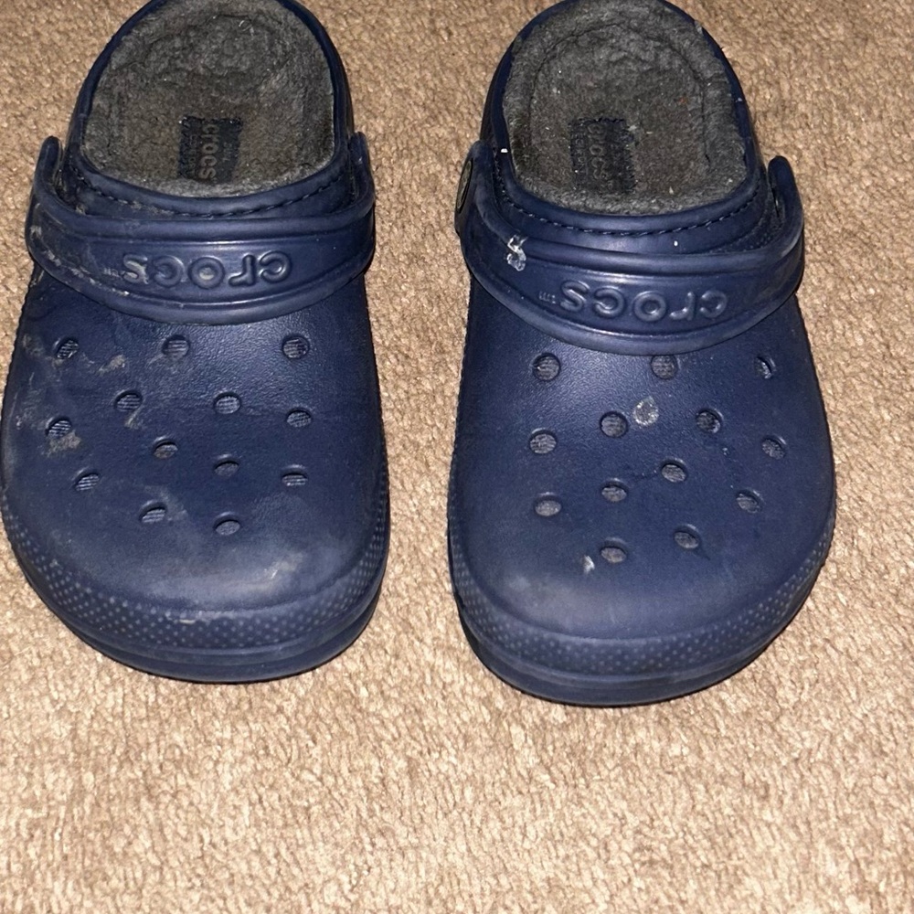 CROCS Kids Navy Slip-On Clogs
